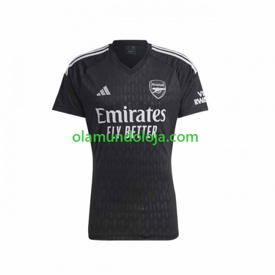 Camisola Arsenal Guarda-redes Homem Equipamento Primeiro 2023-2024 Manga Curta